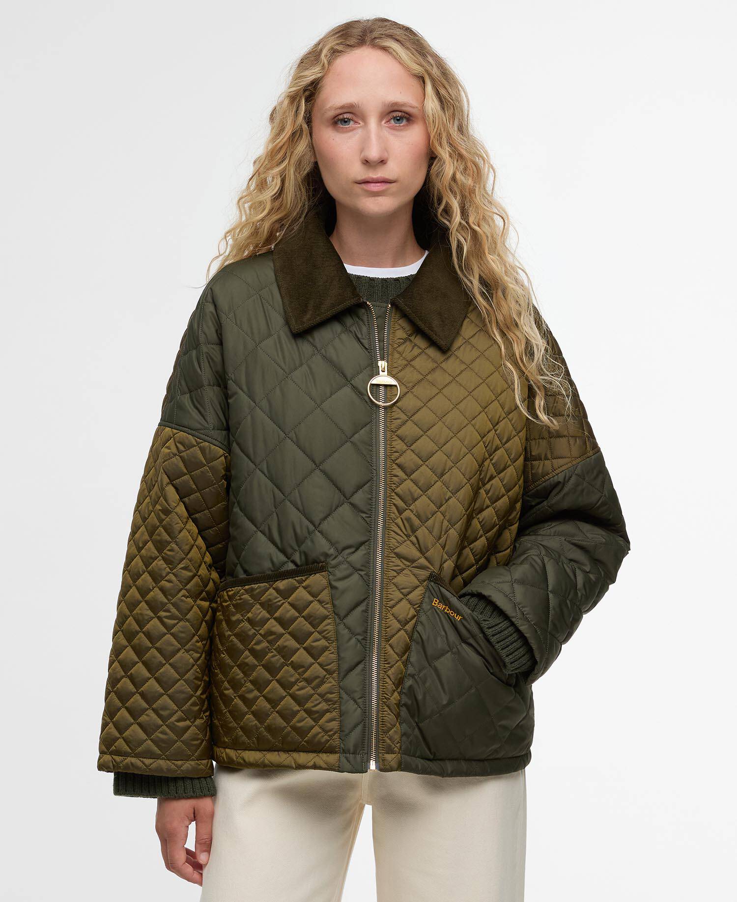 Giacca trapuntata Danby Golden Olive/Olive/Ancient Tartan image number 0