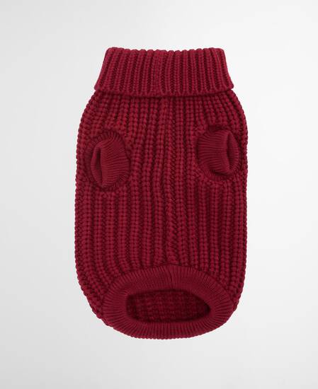 Saltburn Dog Jumper Biking Red