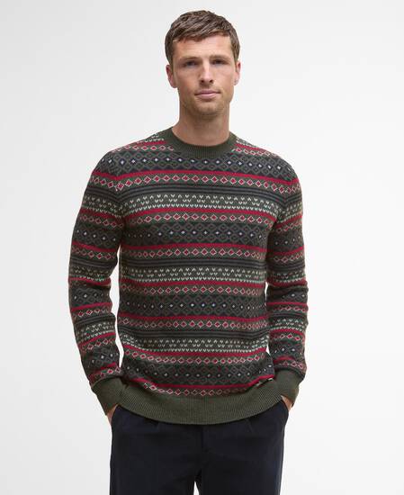 Easdale Fair Isle Crew Neck Jumper Duffle Bag