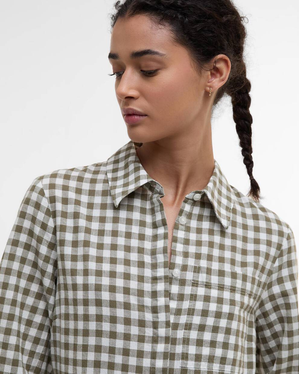 Adele Gingham Midi Dress