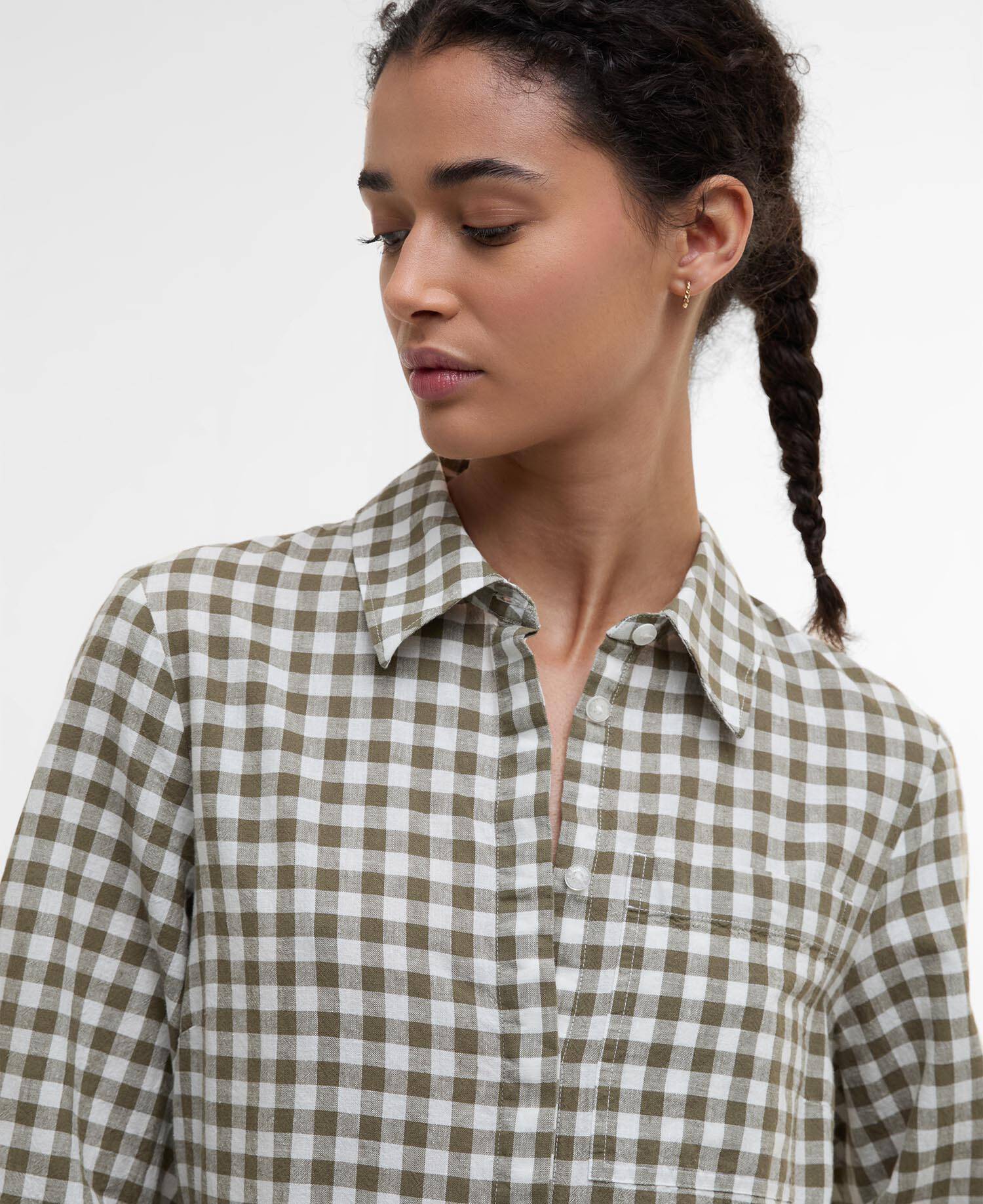 Adele Gingham Midi Dress image number 3