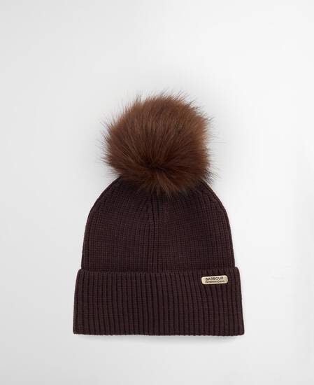 Mallory Pom Beanie Chocolate
