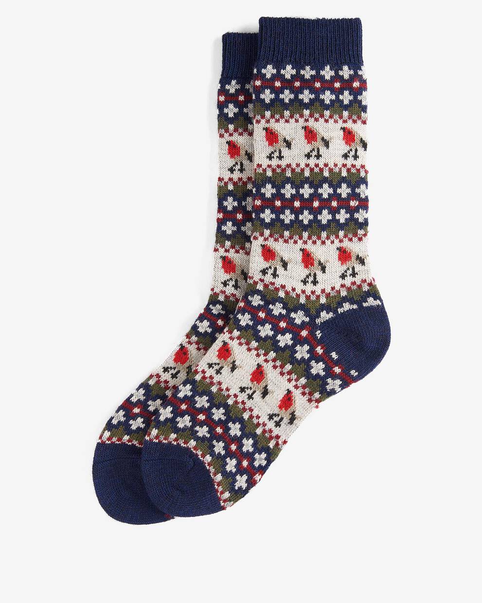 Robin Fair Isle Socks