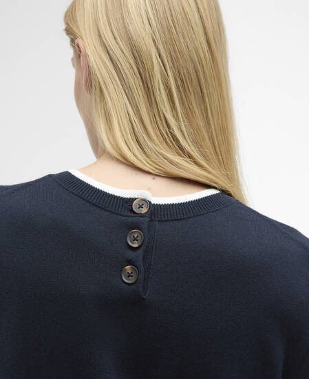 T-Shirt Verona Knitted Dark Navy/Cloud