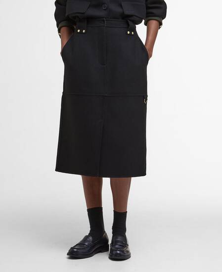 Gonna midi Leonie Black