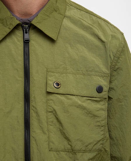 Inline Overshirt Cable Olive
