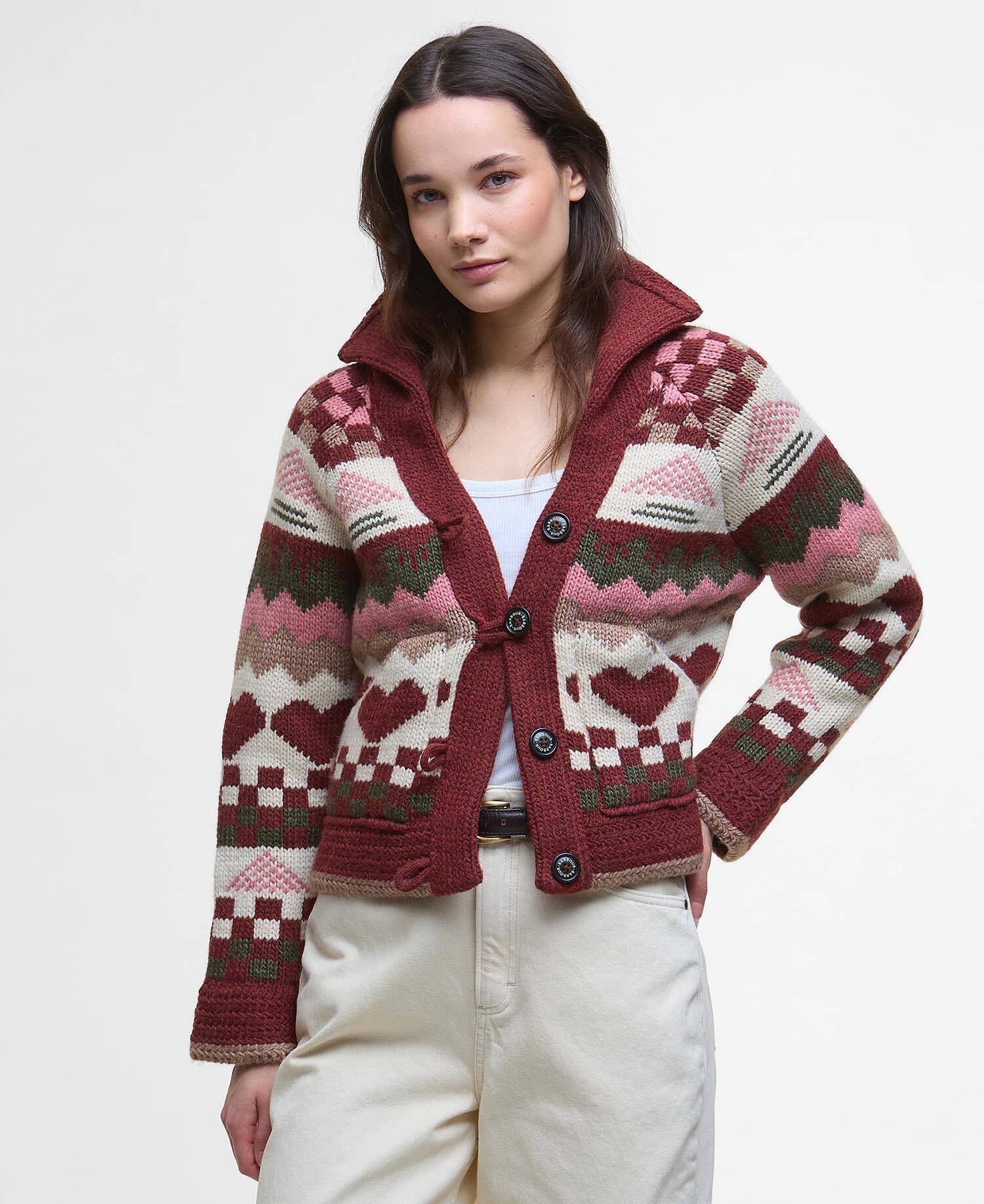 Ruby Fair Isle Cardigan image number 0