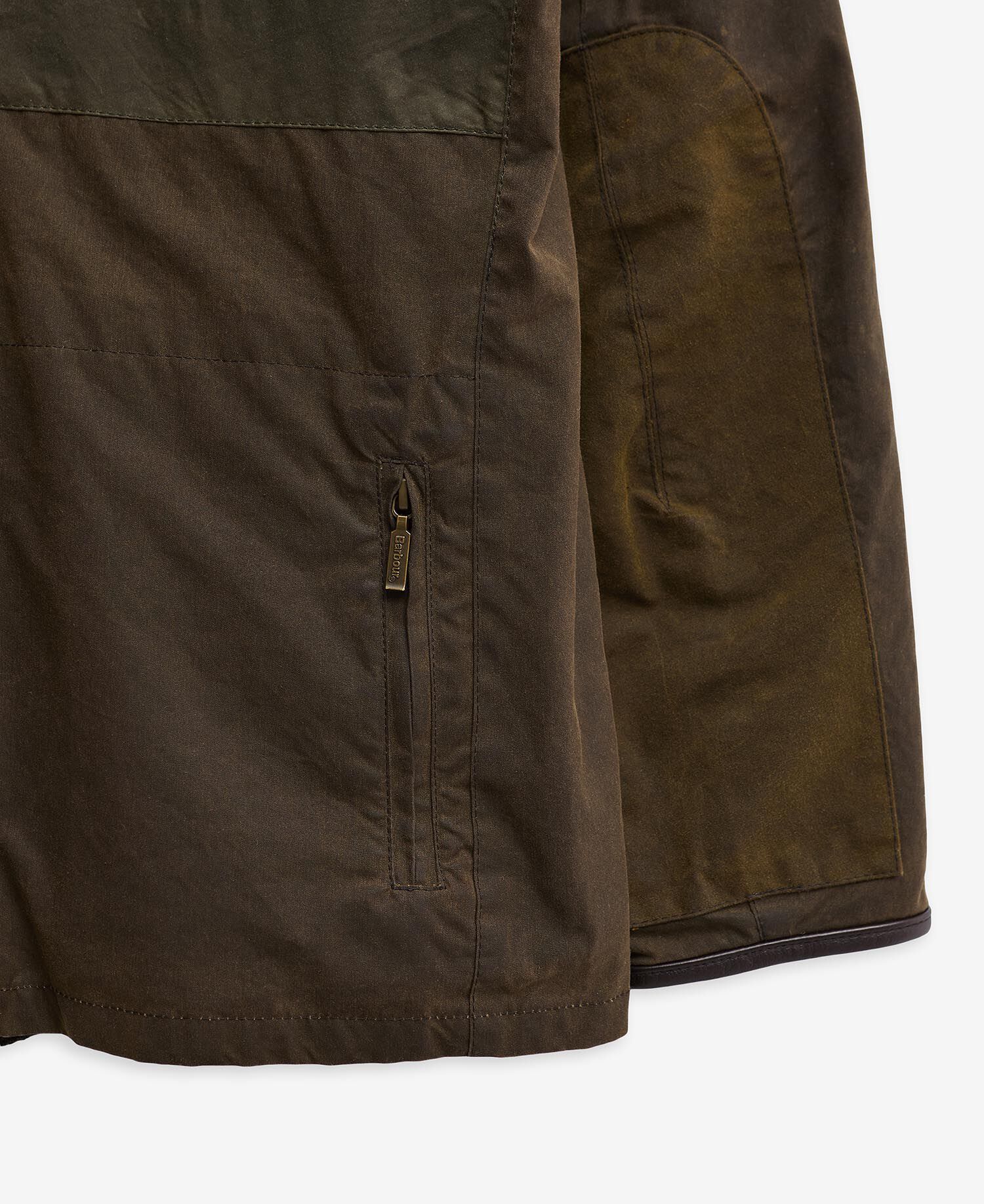 Barbour Re-Loved Beacon Waxed Jacket - Size L Olive