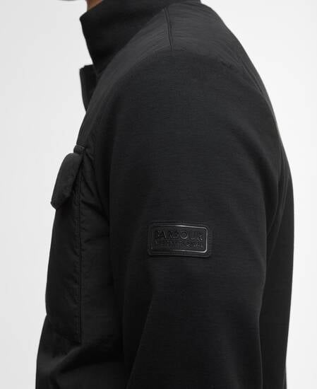 Ethan Quilted Sweatshirt Classic Black