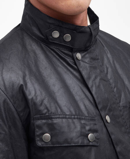 Duke Waxed Jacket Classic Black