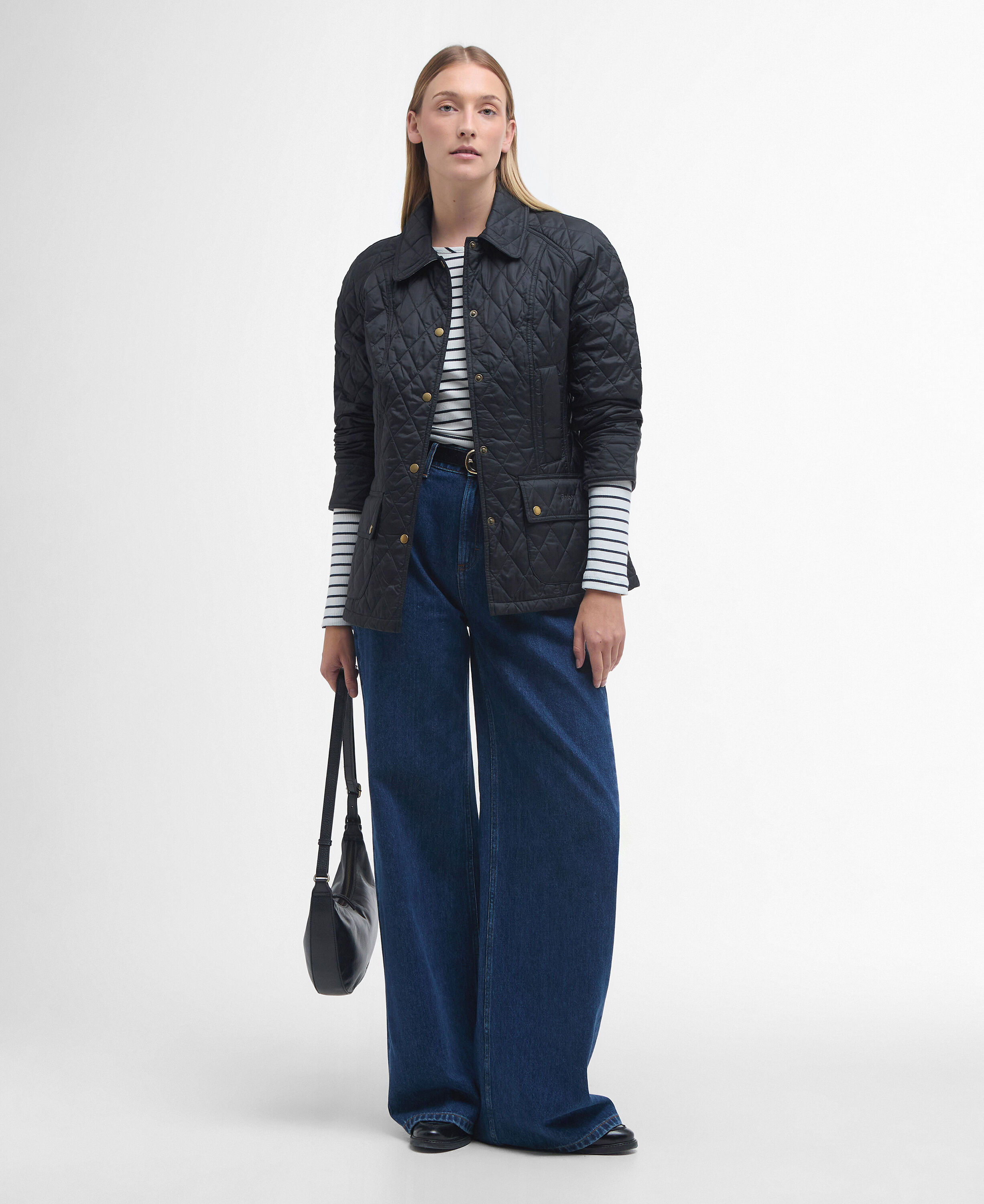 Summer Beadnell Quilted Jacket Classic Black