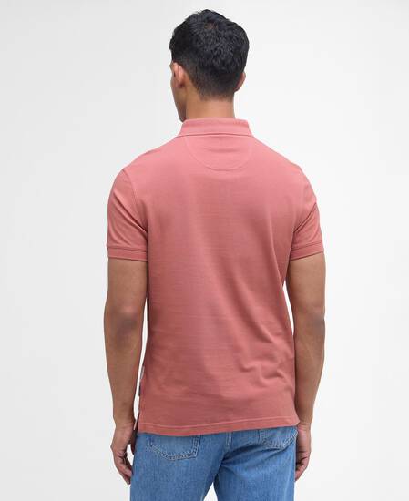 Blaine Tartan Short-Sleeved Polo Shirt Earth Pink