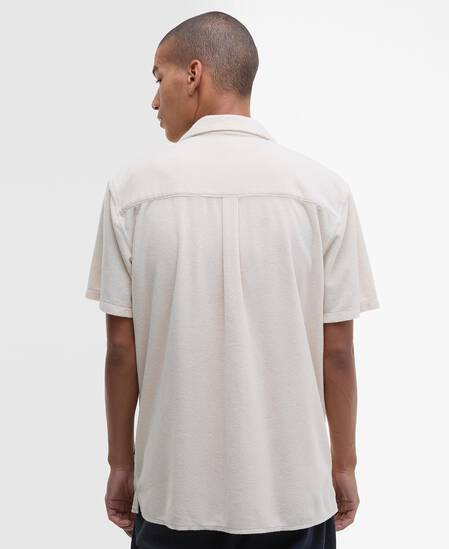 Rothbury Towelling Short-Sleeved Shirt Oatmeal
