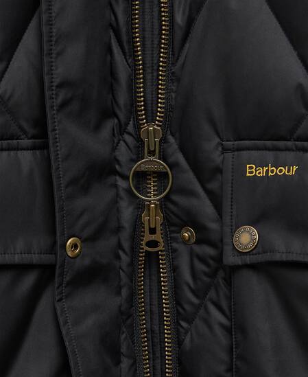Longline Yasmin Down Puffer Jacket Black