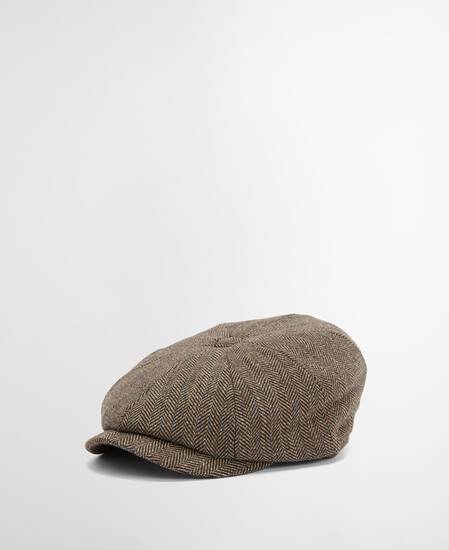 Fyne Tweed Baker Boy Cap Brown