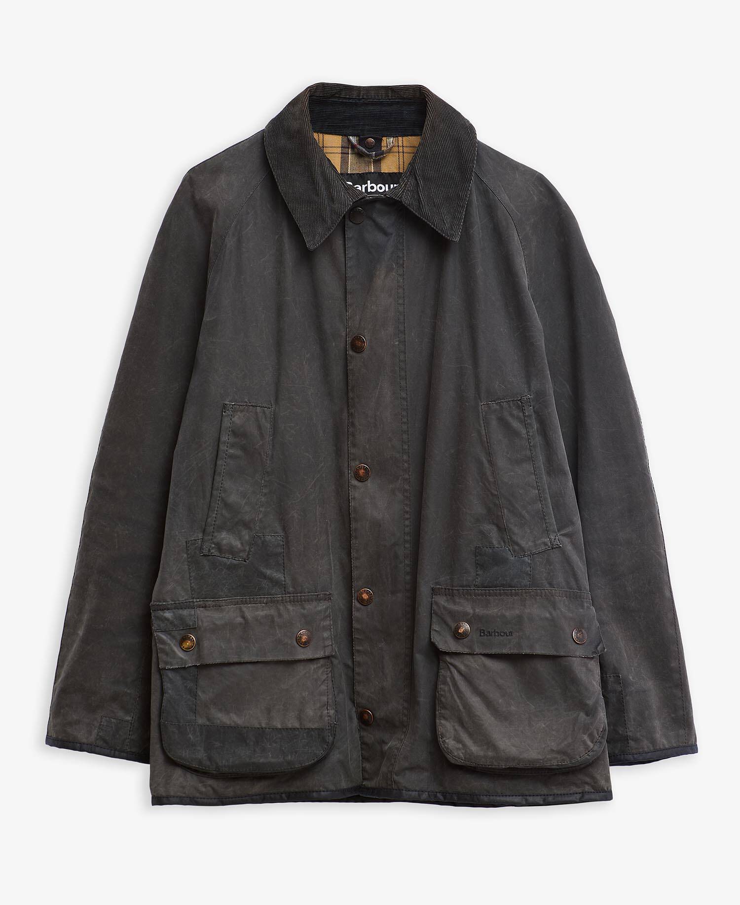 Barbour Re-Loved Ashby Waxed JacketM - Size M Navy image number 0