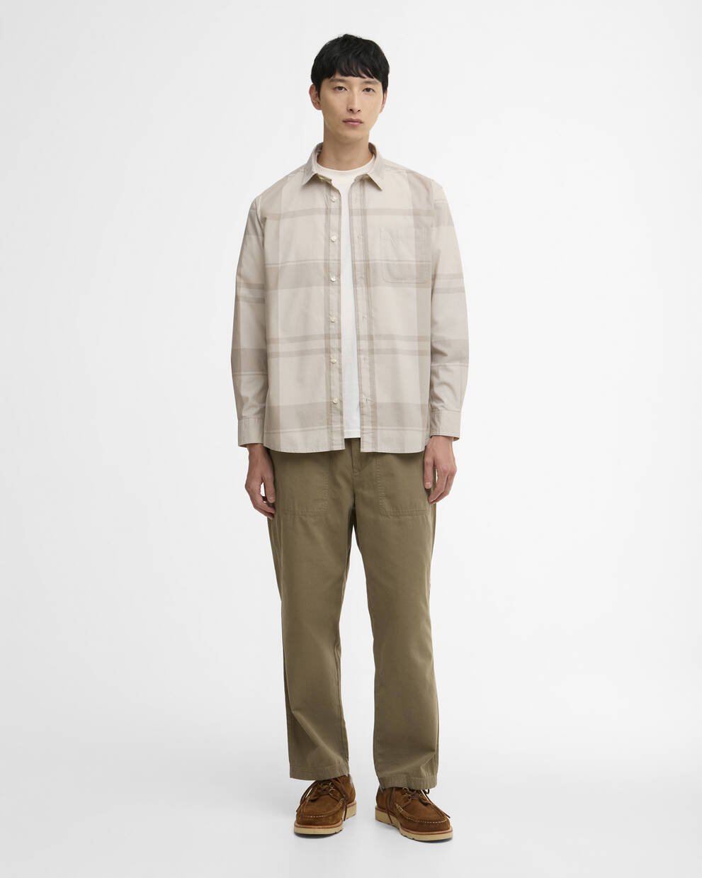 Tunstall Oversized Tonal Tartan Shirt