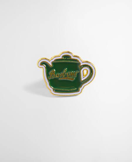 Barbour Teapot Pin Badge Teapot Barbour Teapot Pin Badge Teapot