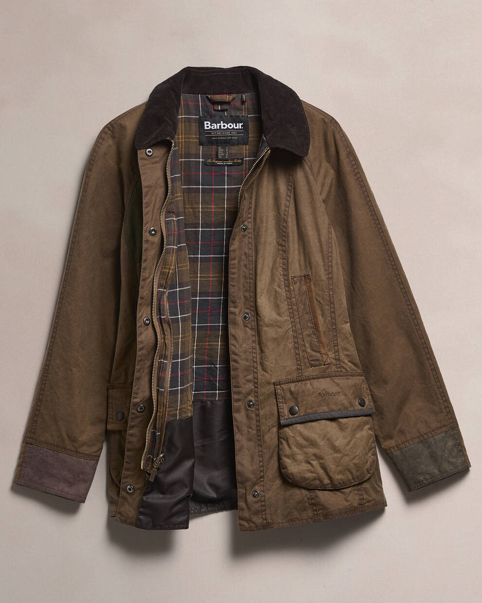 Barbour Re-Loved Women's Beadnell Waxed Jacket