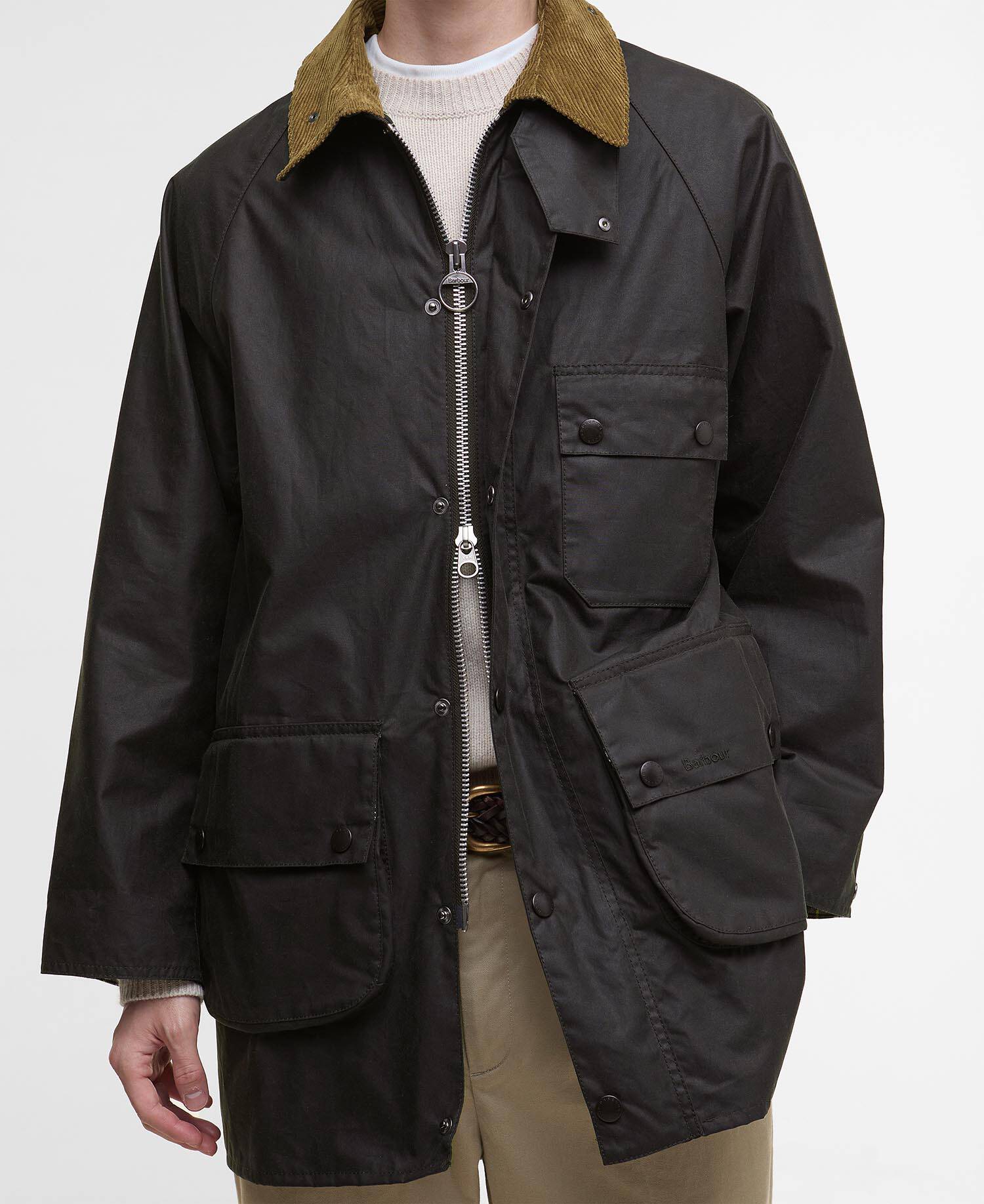 Oversized Solway Waxed Jacket image number 4