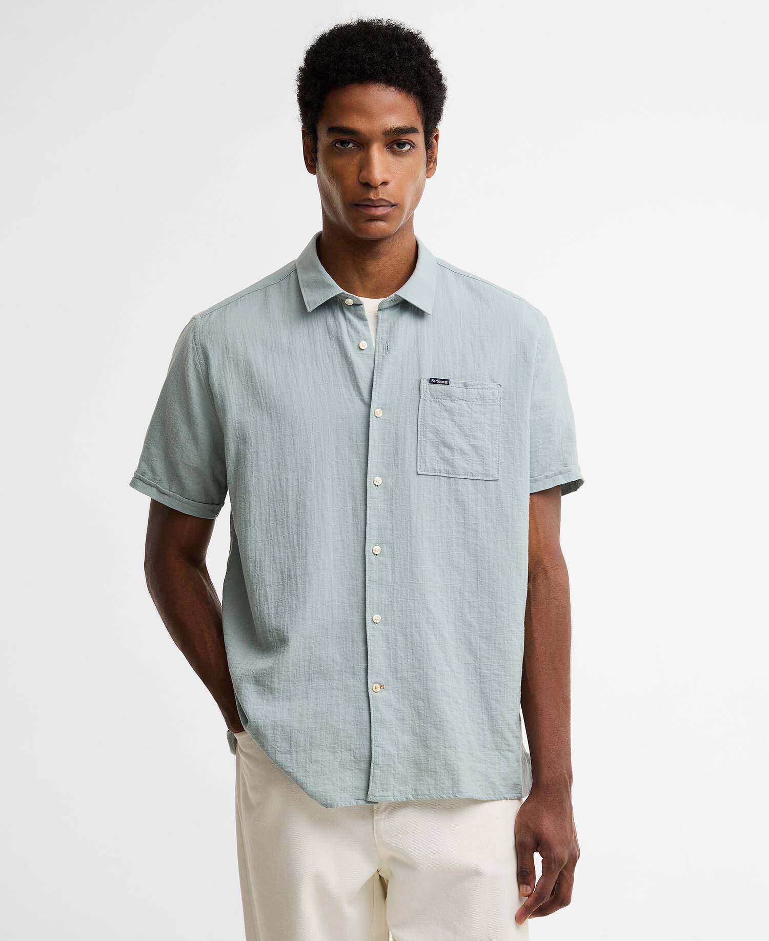 Kingswood Ripstop Short-Sleeved Shirt Dusty Slate image number 0