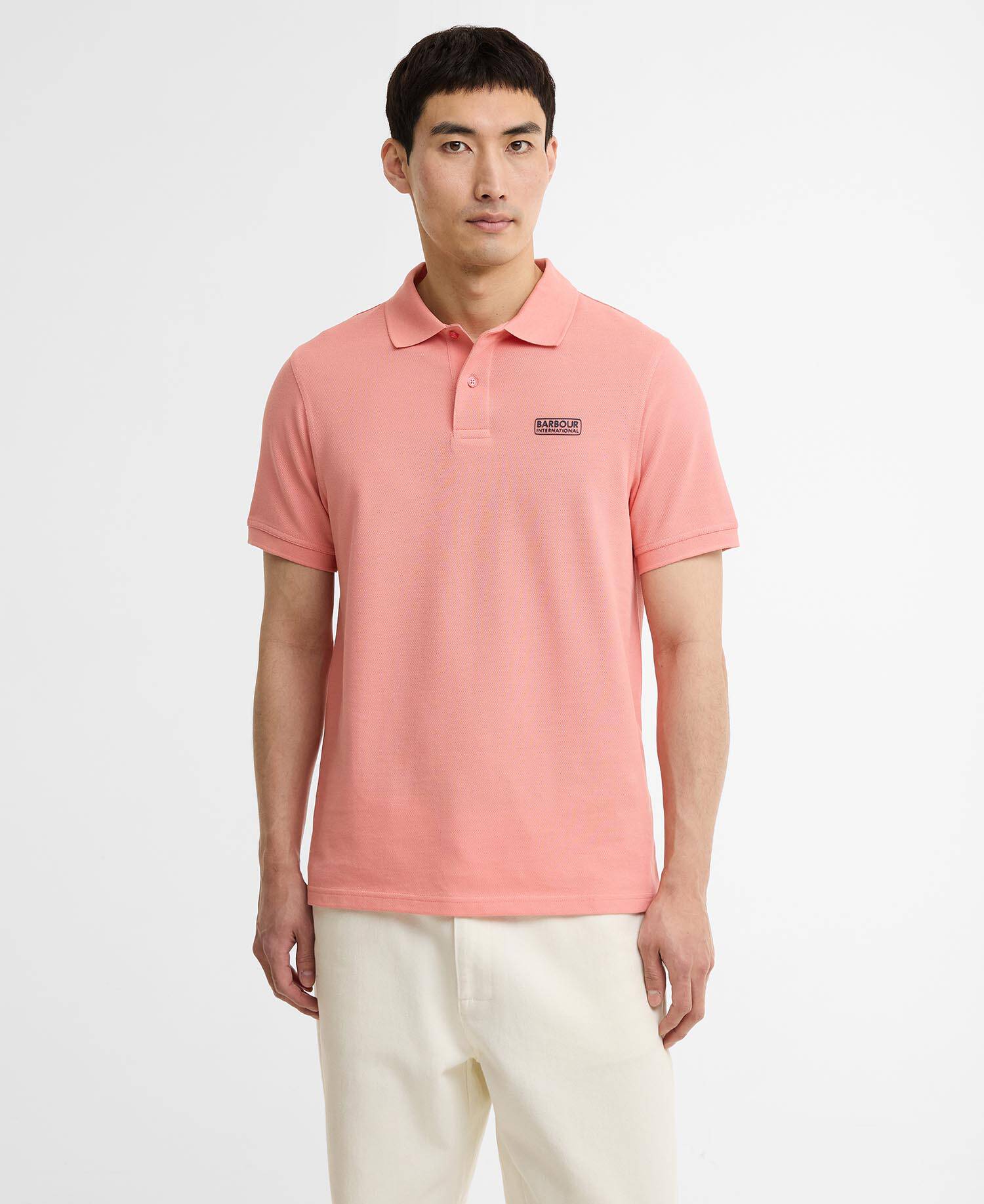 Essential Polo Shirt Burnt Coral image number 0
