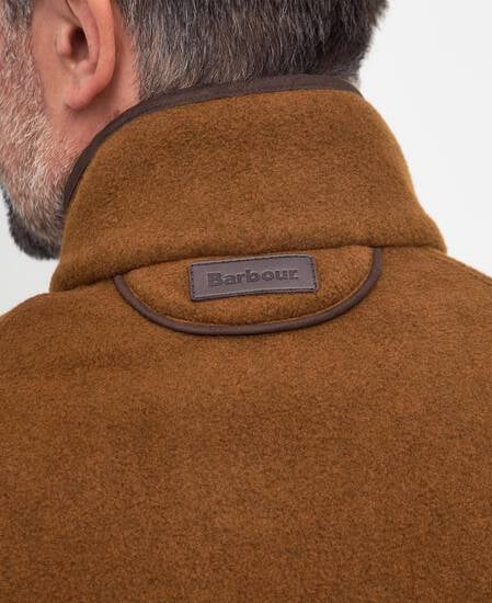 Langdale Fleece Gilet Rust Brown