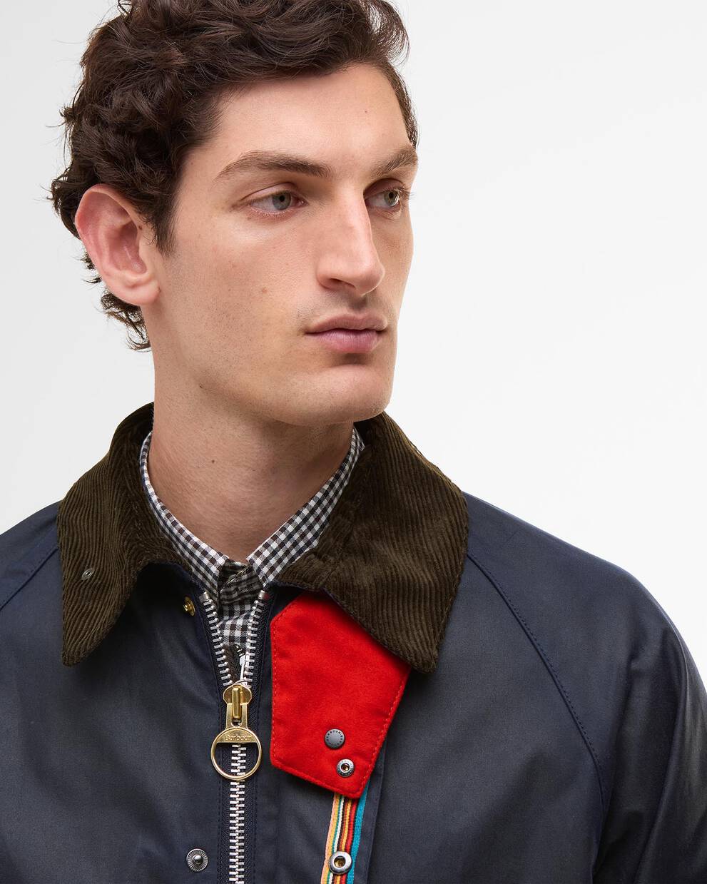 Giacca cerata Bedale oversize Paul Smith loves Barbour