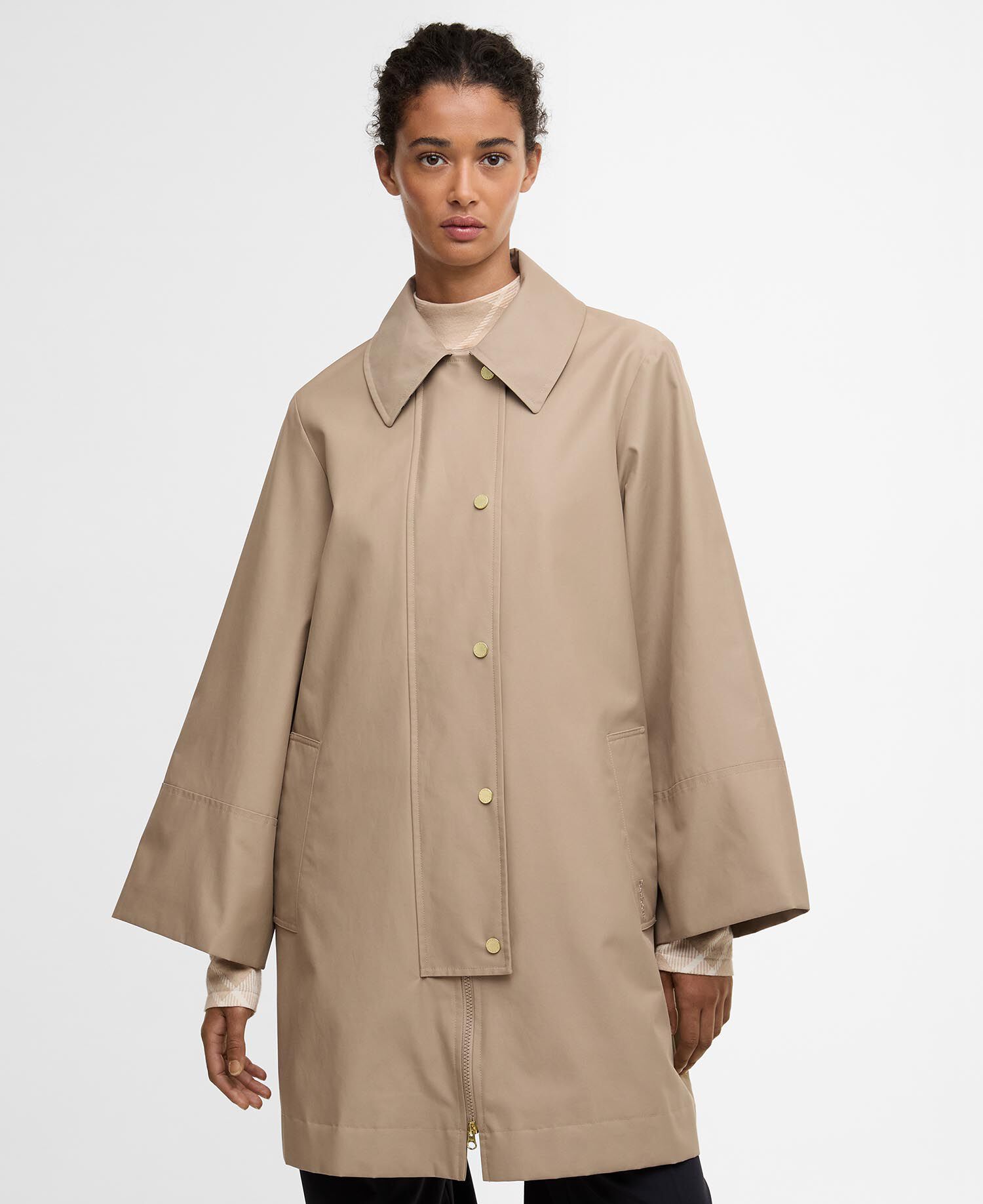 Fia Showerproof Jacket Honey/Ancient Poplar