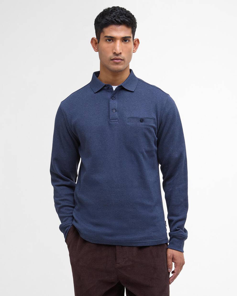 Farmwell Tailored Long-Sleeved Polo Shirt