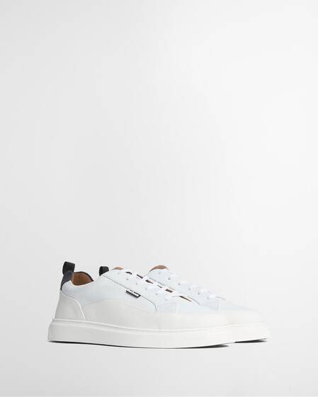 Stannington Trainer White/Navy/Trench