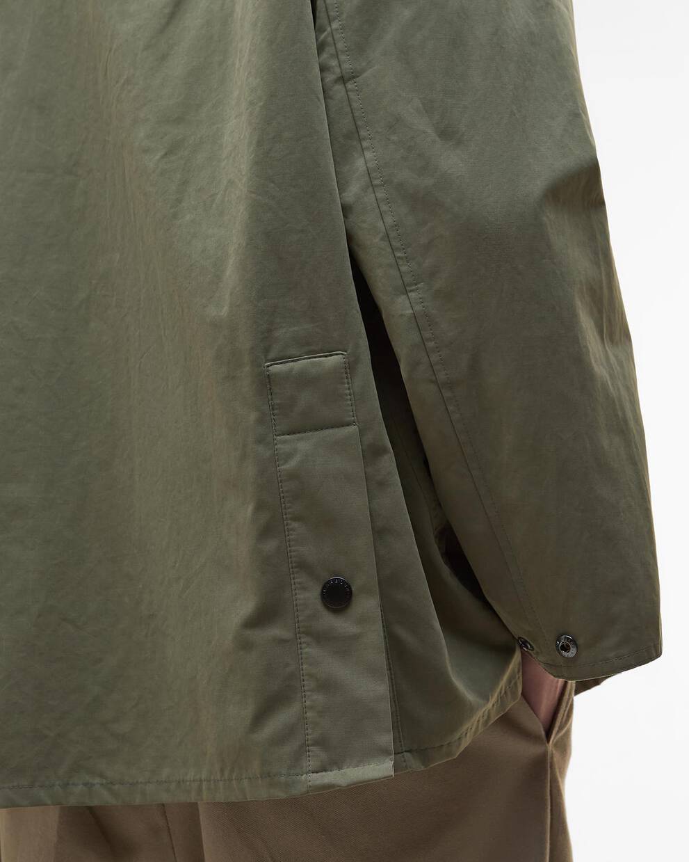 Jacke Peached Oversized Bedale Casual