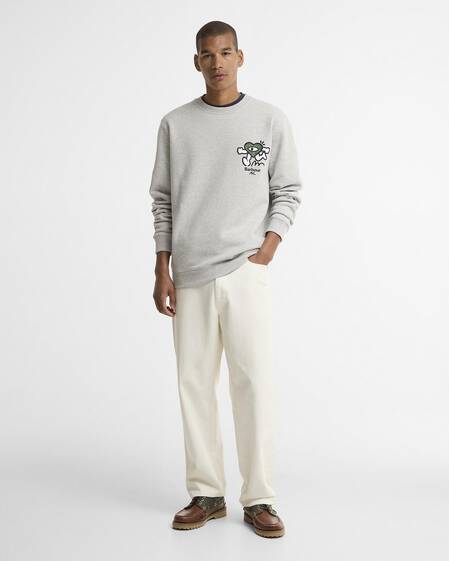 Barbour x Mul Sweatshirt Relaxed Grey Marl