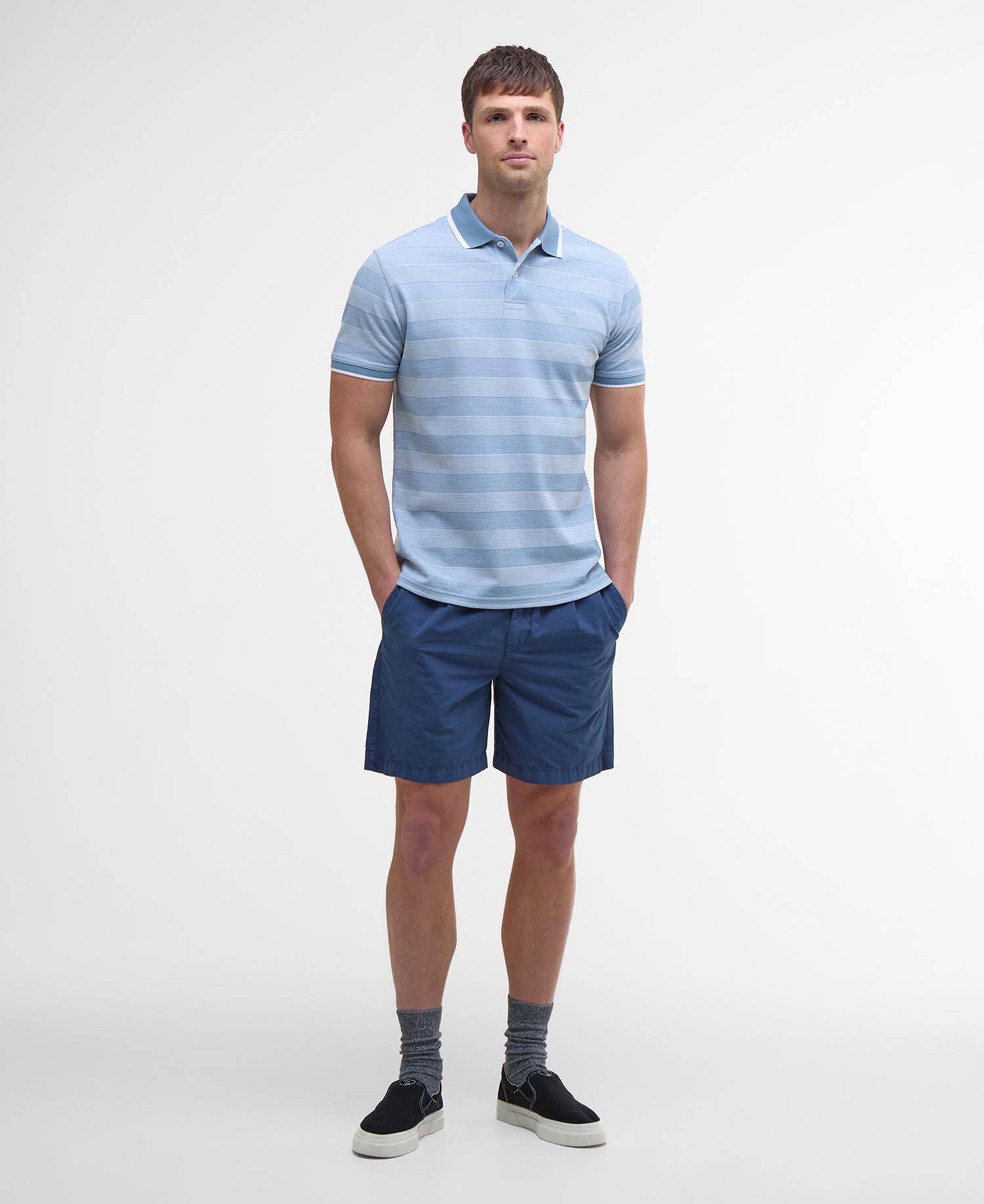 Branton Striped Polo Shirt image number 1