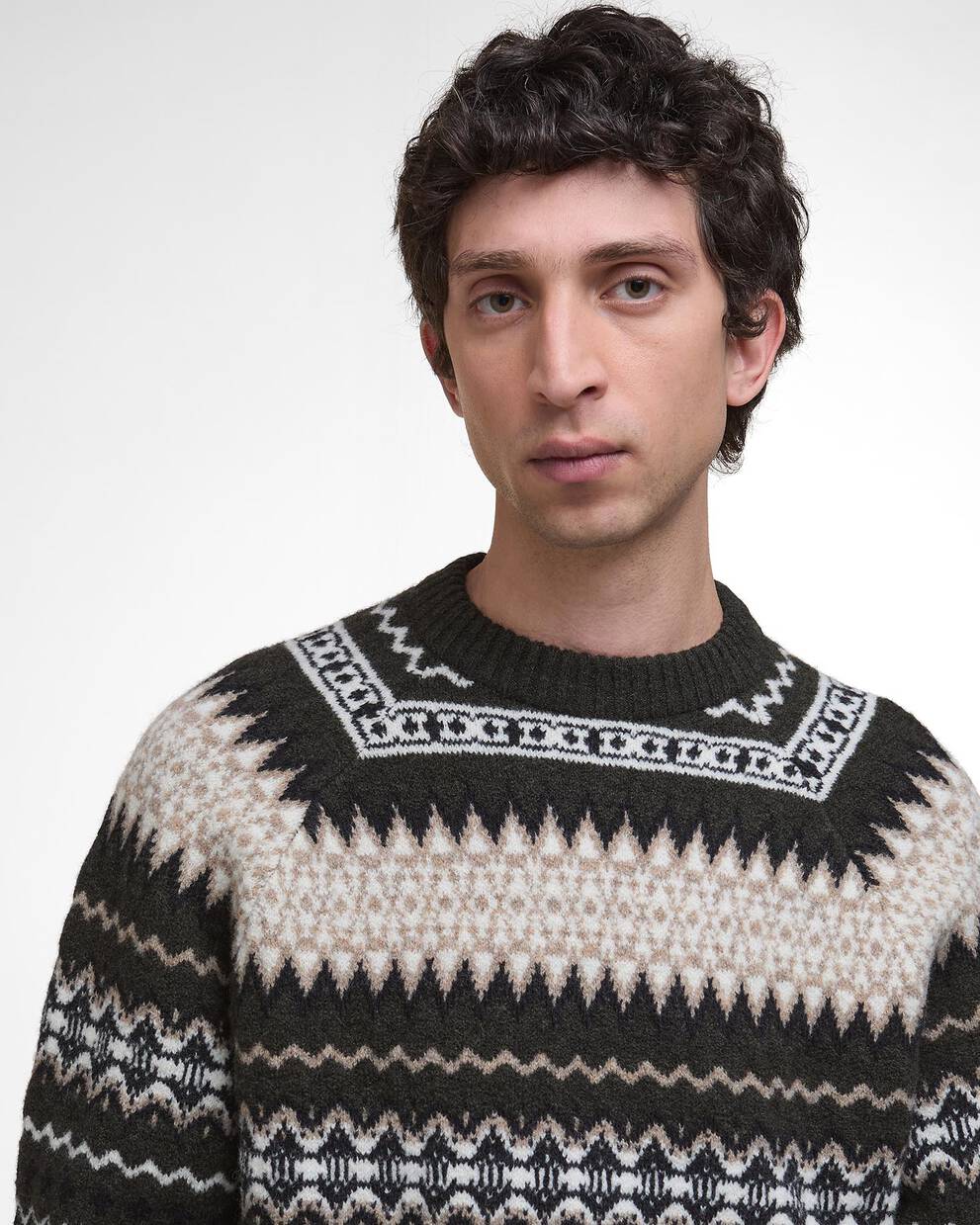 Hase Fair Isle Crew Neck Jumper