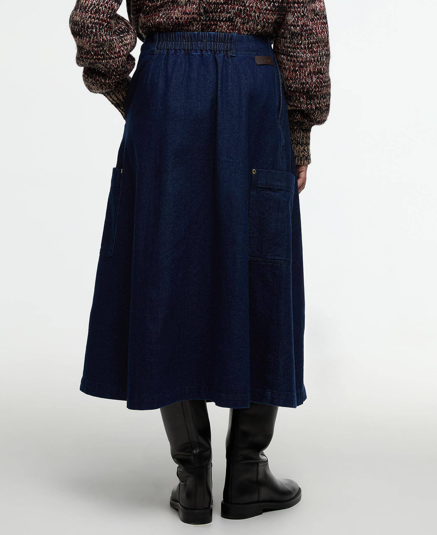 Saima Denim Midi Skirt image number 2