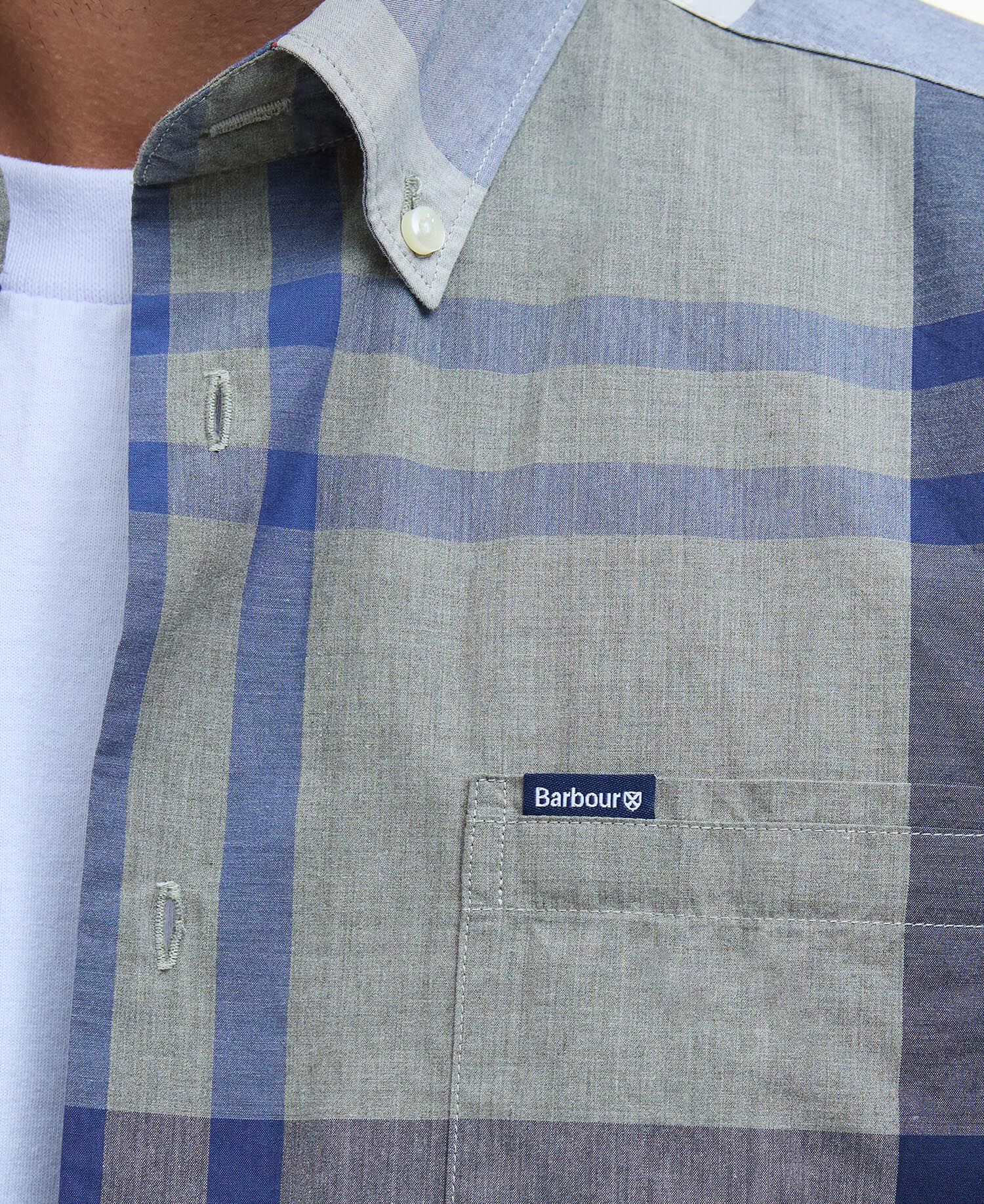 Harris Tailored Long-Sleeved Shirt Bleached Pine Tartan