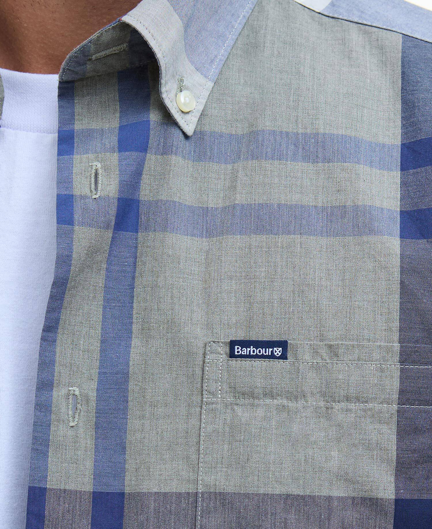Harris Tailored Long-Sleeved Shirt Bleached Pine Tartan image number 4