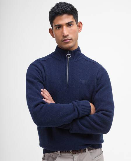 Grangetown Half-Zip Jumper Navy