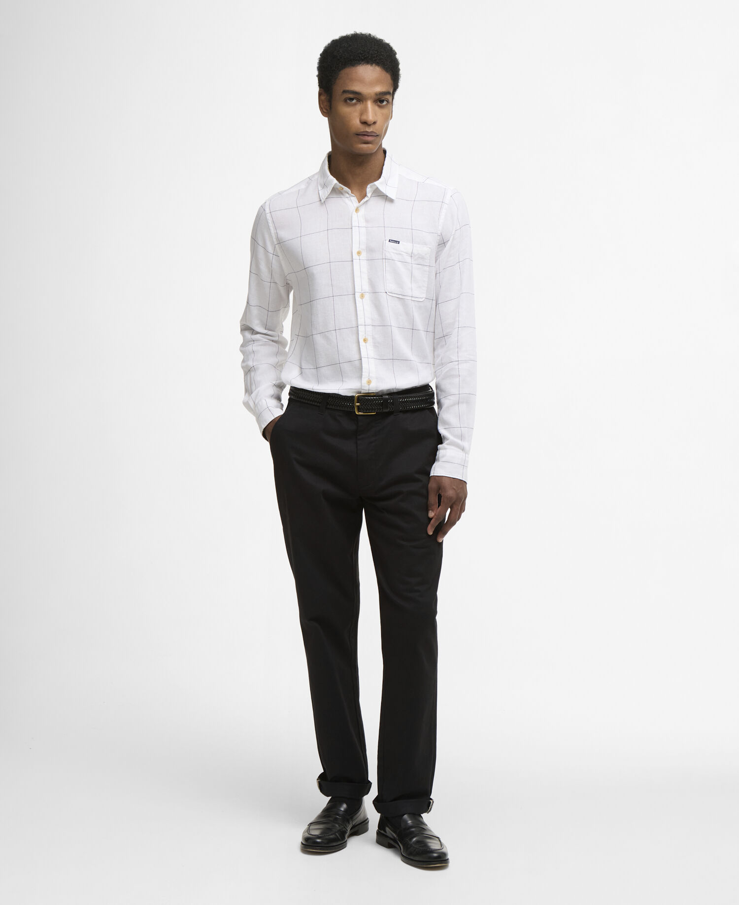 Hemd Citywell Tattersall Tailored White