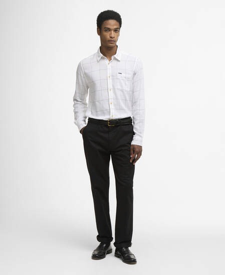 Citywell Tattersall Tailored Shirt White
