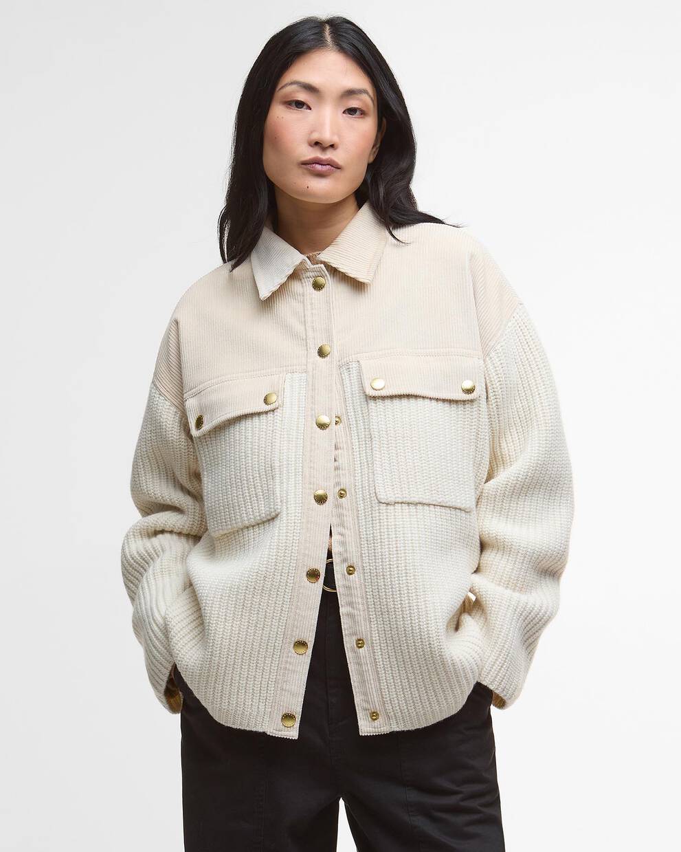 Overshirt lavorata Maxine