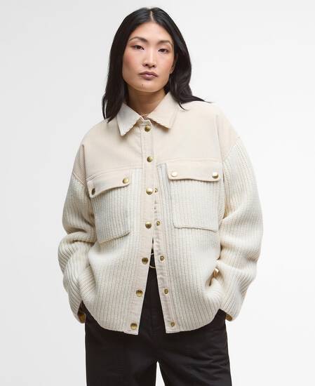 Maxine Knitted Overshirt Birch