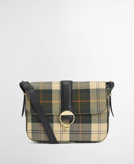 Borsa a tracolla con motivo tartan Rosa Ancient Tartan