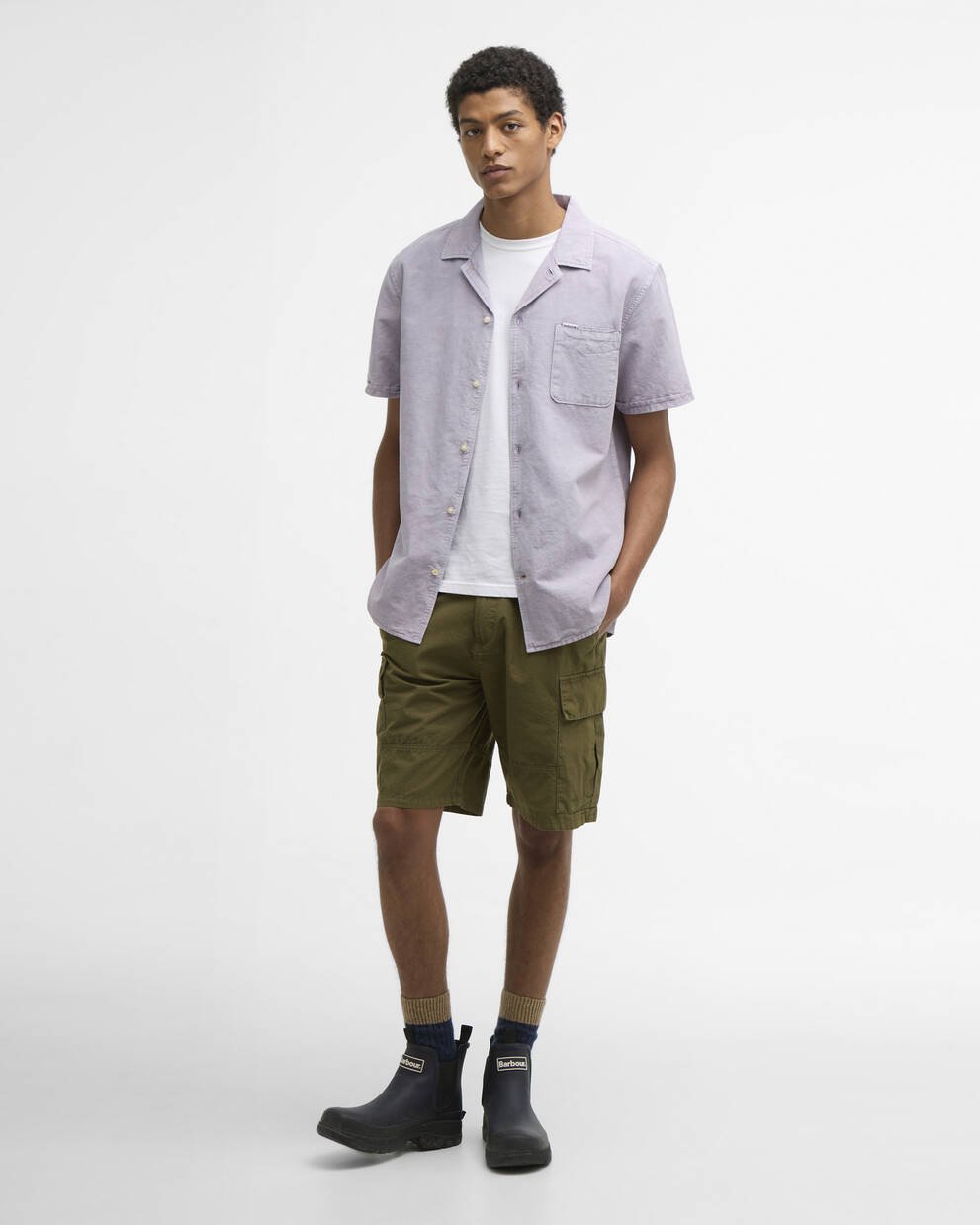 Kurzarmhemd Landkey Overdyed Regular