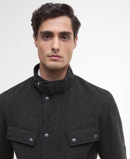 Duke Wool Jacket Charcoal Marl