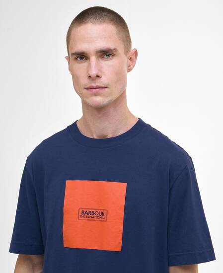 Mass Graphic T-Shirt Pigment Navy