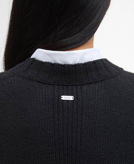 Sophia Crew Neck Jumper Black