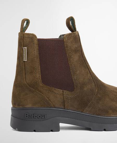 Stivaletti Chelsea Turnbull Oiled Olive Suede Stivaletti Chelsea Turnbull Oiled Olive Suede