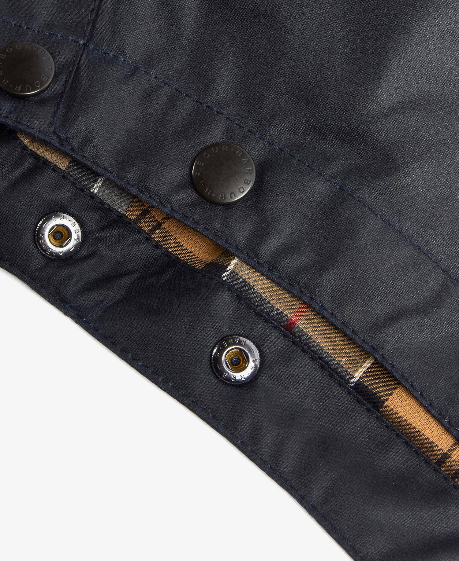 Waxed Cotton Hood Classic Navy image number 1